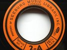 1960 Seeburg 1000 Background Music 16 RPM Records Basic Library