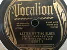 PEETIE WHEATSTRAW VOCALION 02978 BLUES 78 RPM V/V- BLIND DARBY