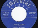 Raw R&B BOBBY MITCHELL AND TOPPERS Baby's Gone 45 Los Angeles HEAR