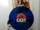 CAST  alright           7 inch blue   VINYL RECORD Signed