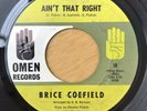 Ultra RARE Brice Coefield Ain’t That Right Omen Issue Northern Soul