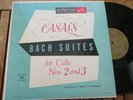 RARE ED1 PABLO CASALS BACH SUITES 2 and 3 UNACCOMPANIED RCA VICTOR LCT 1104 USA