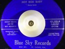 ROCKY DAVIS / SKYROCKETS - Hot Rod Baby - Blue Sky 102 RAB rockabilly Florida