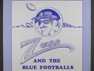 ZORRO & BLUE FOOTBALLS: Zorro And The Blue Footballs LP (w/ Paul Major post-it