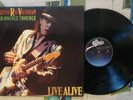 Stevie Ray Vaughan and Double Trouble 2 LP Live Alive 1986 Blues VG++/M-