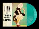 P NK - The Truth About Love [2LP] (Double Mint Green Colored Vinyl) 2018 sealed