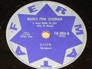 DION 1962 “(I Was) Born To Cry/Lovers who wander” RARE UNIQUE  10” 78 RPM BRAZIL