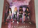 CINDERELLA Night Songs LP Classic Heavy Metal Hard Rock Vinyl Original 1986 80s