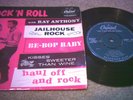 RAY ANTHONY ROCK AND ROLL UK CAPITOL EP HAUL OFF AND ROCK,BE BOP BABY ETC,