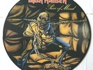 IRON MAIDEN  PIECE OF MIND  1983    PROMO PICTURE DISC  RARE  EMI