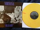 Nirvana - Bleach Lp. Yellow Vinyl with Red Flecks. Repress. Mint Never Played
