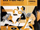 ROCK 'N' ROLL PARTY JOHNNY BURNETTE / ALAN FREED LP CORAL 97006 GERMAY 1956