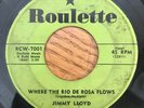 Rockabilly Bopper 45 Jimmy Lloyd - Where The Rio De Rosa Flows HEAR  Roulette