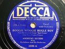 78 rpm Andrews Sisters-Boogie Woogie Bugle Boy/Bounce Me Brother 1941 Decca 3598