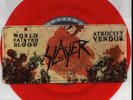 SLAYER WORLD PAINTED BLOOD/ATROCITY VENDOR RARE RED 7