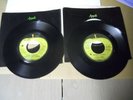 JOHN LENNON-YOKO ONO-2 ROCK 45'S- WOMAN POWER PROMO & MOTHER WITH STAR-APPLE