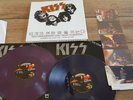 KISS - EAT LIGHTNING AND CRAP THUNDER - RARE PURPLE WAX 2LP LIVE USA 1976 BOX