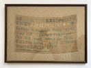 1797 Sharon Massachusetts Sampler 18th C American Folk Art Antique