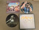 ACDC vinyl records 2 picture lps and Bon Scott box set