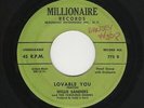 '58 NYC R&B/DooWop WILLIS SANDERS/EMBERS Lovable You/Honey Bun MILLIONAIRE HEAR