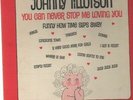 Johnny Tillotson You Can Never Stop Me Loving You NEAR MINT Cadence Vinyl LP