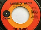 THE BEATLES / PAPERBACK WRITER - RAIN / CAPITOL TARGET LABEL (TYPE 3) WHITE DOT