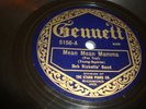 BOB RICKETTS BAND - GENNETT 78 RPM - MEAN MEAN MAMMA / KEEP DADDY HOME - LISTEN