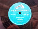 ELVIS PRESLEY 78 RPM BLUE SUEDE SHOES / TUTTI FRUTTI UK HMV POP.213 STRONG VG