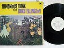 THELONIOUS MONK PLAYS DUKE ELLINGTON MILESTONE SMJ-6039 Japan PROMO MONO LP