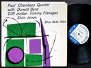 PAUL CHAMBERS Quintet LP BLUE NOTE 1564 UA MONO Donald Byrd Cliff Jordan CLEAN