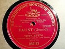 1906  TITTA RUFFO Orig Red G&T FAUST Dio Possente Monarch Record 78