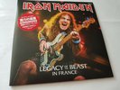 IRON MAIDEN - legacy of the beast in france -  2 x lp - pic.disc - -