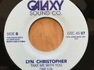Soul 45 Lyn Christopher - Take Me With You / Frankie Seay - Soul Food Galaxy NM
