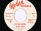 Northern Soul 45 - Mary Love - Let Me Know - Modern - VG+ mp3