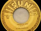 ELVIS PRESLEY SUN 525 Tweedle Dee / Happy Birthday Baby 45 RARE nm MARIANO '73
