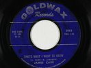Northern/Deep Soul 45 - James Carr - That's What I Want To Know - Goldwax - mp3