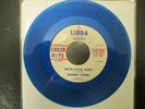 RARE Garage rock Linda and the Majestics Johnny Fiore Check Mate Blue Wax 45 rpm