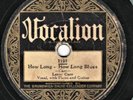 PRE WAR BLUES   Leroy Carr : How Long Blues   Vocalion 1191   78 RPM (VV-)