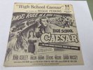 High School Caesar  Date Bait 45 PICTURE SLEEVE ONLY Reggie Perkins NOT A REPRO