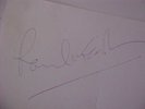 PAUL MCCARTNEY ORGINAL   AUTOGRAPH