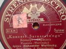 russian polish 78 RPM-syrena electro- alexander wertinsky- koncert sarassate'ego