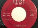 * DU MAURIERS All Night Long/Baby I Love JUMP BLUES DOO WOP R&B Fury 45 Hear