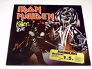 IRON MAIDEN -KILLER LIVE WORLD TOUR '81 -2LP WHITE VINYL RARE CONCERT ALBUM J098