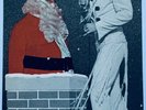 ELVIS PRESLEY - PROMOTIONAL XMAS CARD WITH RARE GRELUN LANDON BACK