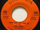 NORTHERN SOUL Gene Stridel WHERE DOES THAT LEAVE ME Columbia 45 rare Canadian NM