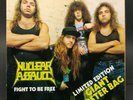 Nuclear Assault - Fight to Be Free, 1988 Under One Flag 1st Press, Huge Poster
