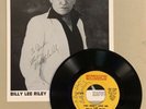 BILLY LEE RILEY AUTOGRAPHED 8 x 10 PHOTO AND 45 SUN RECORDS ROCKABILLY ARTIST
