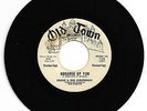 DOO WOP 45 ERLENE/GIRLFRIENDS BECAUSE OF YOU ON OLD TOWN VG+ ORIGINAL PROMO
