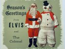 ELVIS PRESLEY, VERY RARE CHRISTMAS STICKER.