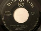 ELVIS PRESLEY - Easy Question /  It Feels So Right - RARE TRINIDAD 45
